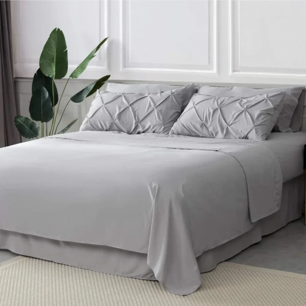 Winterwraps Comforter Bedding Set Pintuck Bed in a Bag Sheets, Pillowcase - Image 2