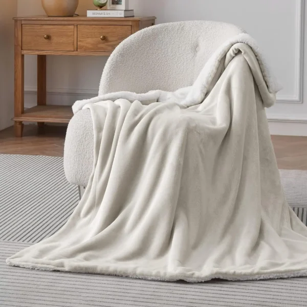 winterwraps Sherpa Fleece Blanket Thick and Warm Blanket for Winter, Soft Fuzzy - Image 2