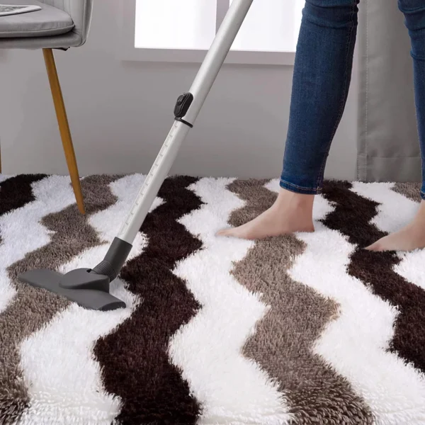 Soft Shaggy Rugs for Living Room Bedroom Fluffy Carpets 5x8 ft - Image 4