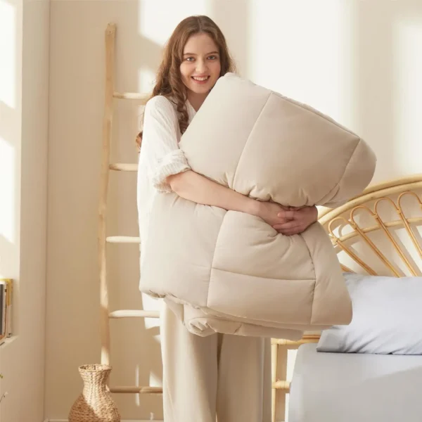 Winterwraps Down Alternative Comforter Duvet Insert Quilted All-Season Design with Corner Tabs, Twin to King Sizes - Image 3