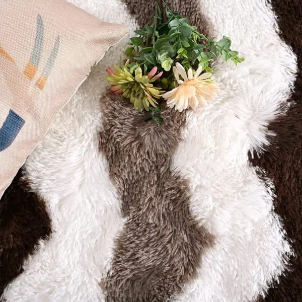 Soft Shaggy Rugs for Living Room Bedroom Fluffy Carpets 5x8 ft - Image 6