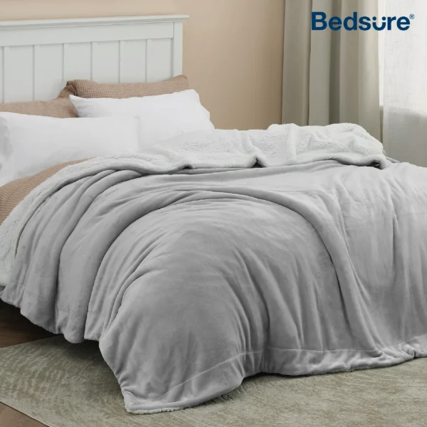 winterwraps Sherpa Fleece Blanket Thick and Warm Blanket for Winter, Soft Fuzzy